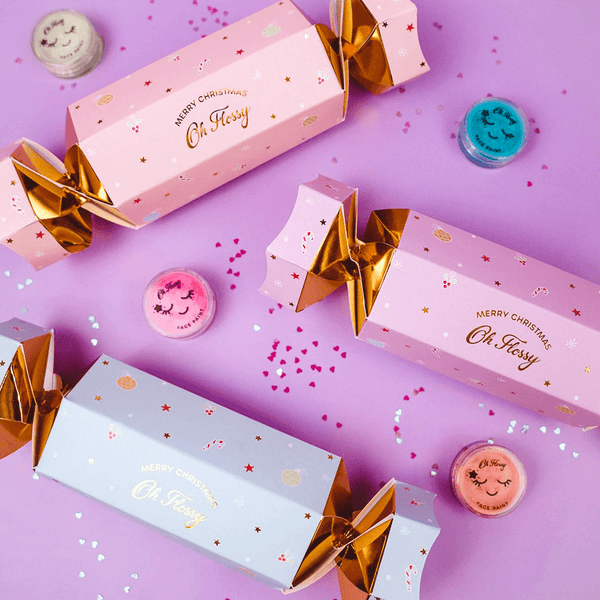 Oh Flossy Face Paint Christmas Bon Bon - Blue