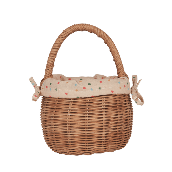 Olli Ella Rattan Berry Basket with Lining – Gumdrop