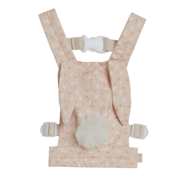 Olli Ella Dinkum Cottontail Doll Carrier - Blossom Lapin