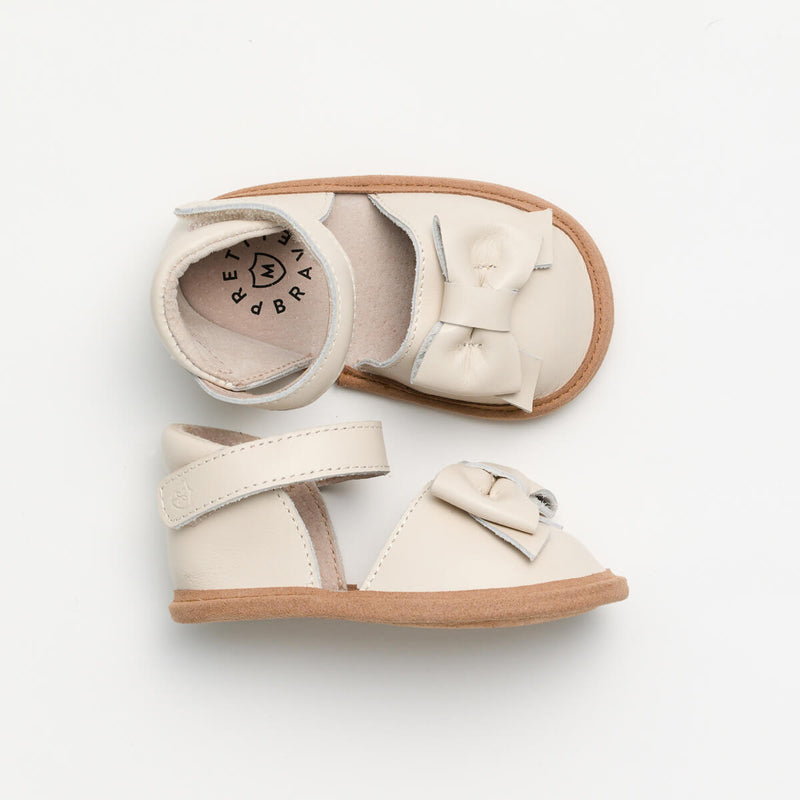 Pretty Brave Bella Baby Sandal - Stone