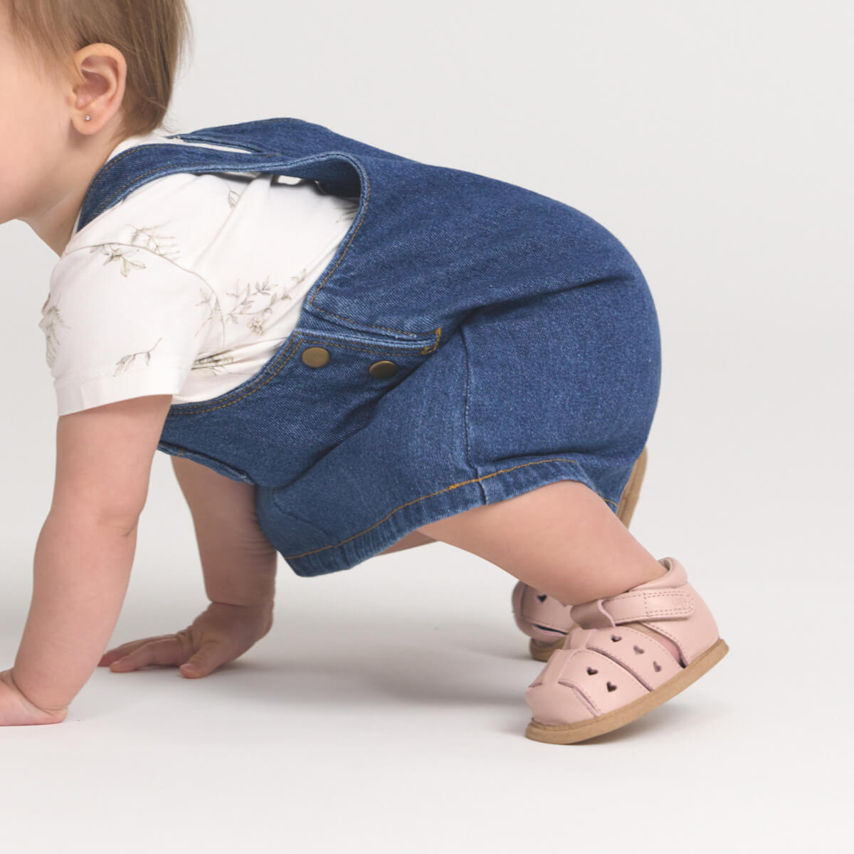 Pretty Brave Maya Baby Sandal - Blush