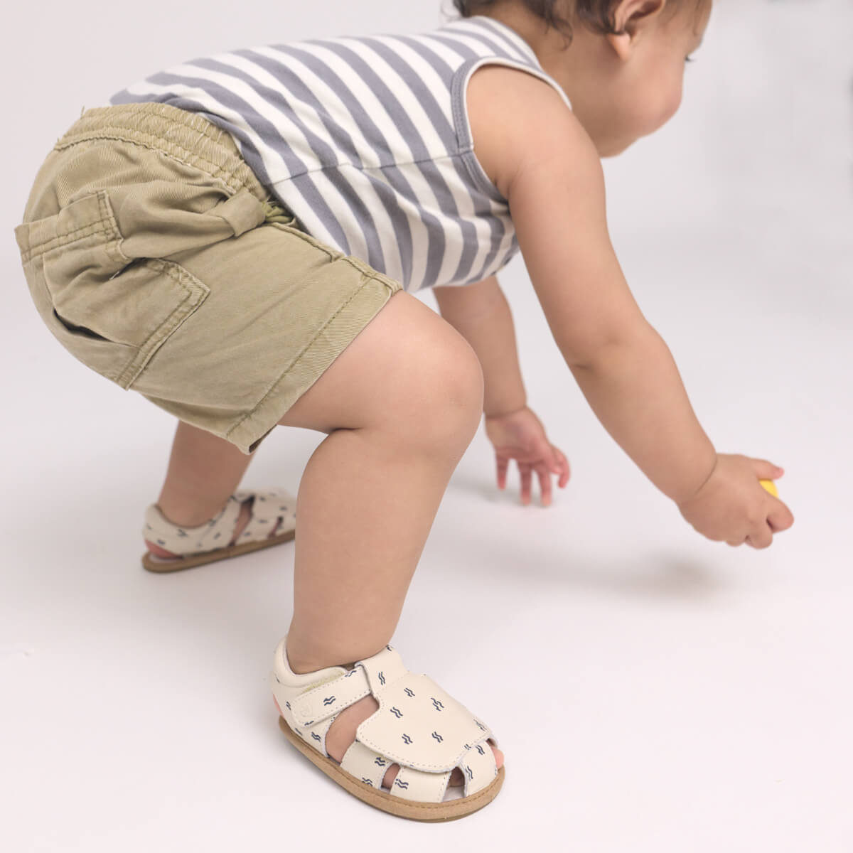 Pretty Brave Milo Baby Sandal - Waves