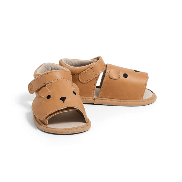 Pretty Brave Teddy Baby Sandal - Tan