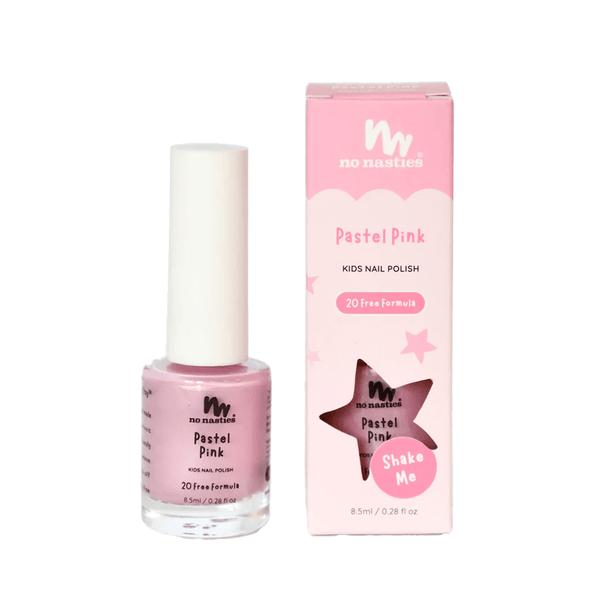 No Nasties Natural Kid's Water-Based Kids Nail Polish - Pastel Pink
