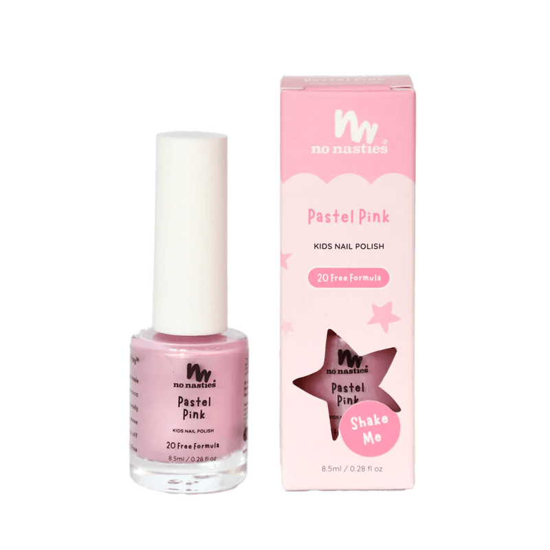 No Nasties Natural Kid's Water-Based Kids Nail Polish - Pastel Pink
