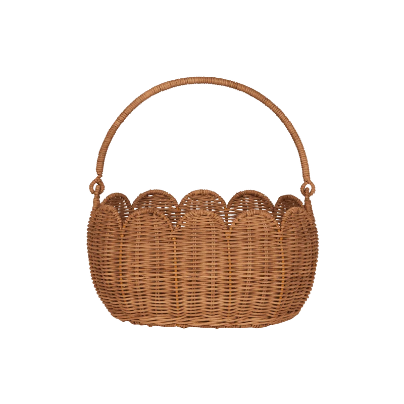 Olli Ella Petal Basket - Natural