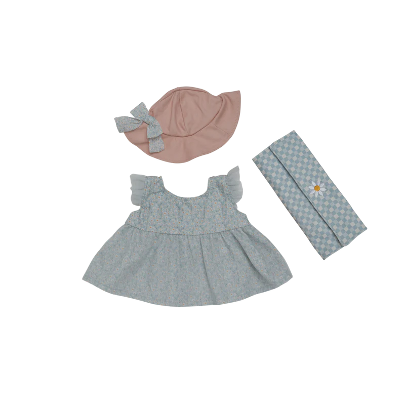 Olli Ella Dinkum Doll Outfit - Petal Picnic Set