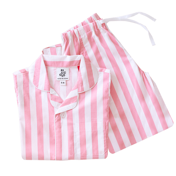 Piccolo Pyjama Long Set - Ballet Pink