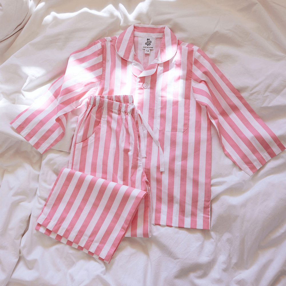Piccolo Pyjama Long Set - Ballet Pink