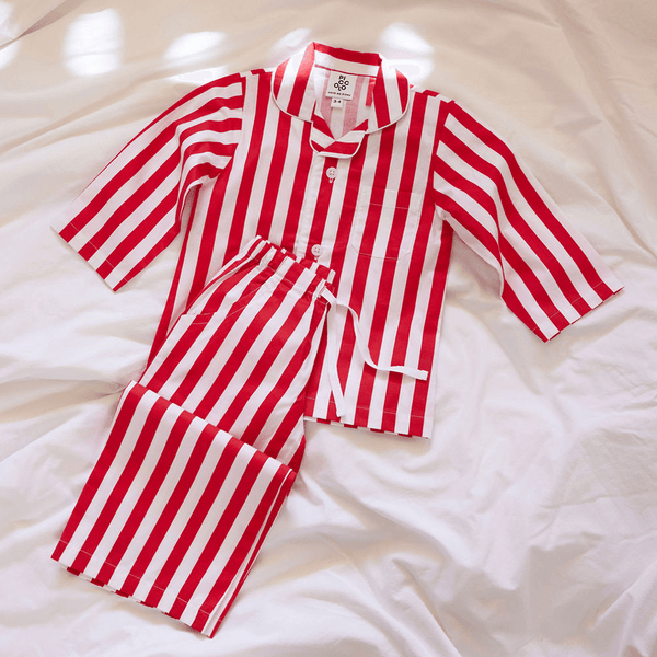 Piccolo Pyjama Long Set - Carnival Red