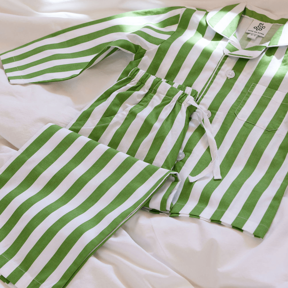 Piccolo Pyjama Long Set - Meadow Green