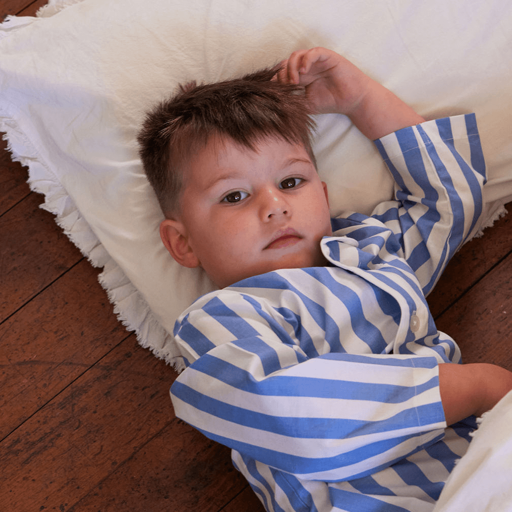 Piccolo Pyjama Long Set - Sky Blue