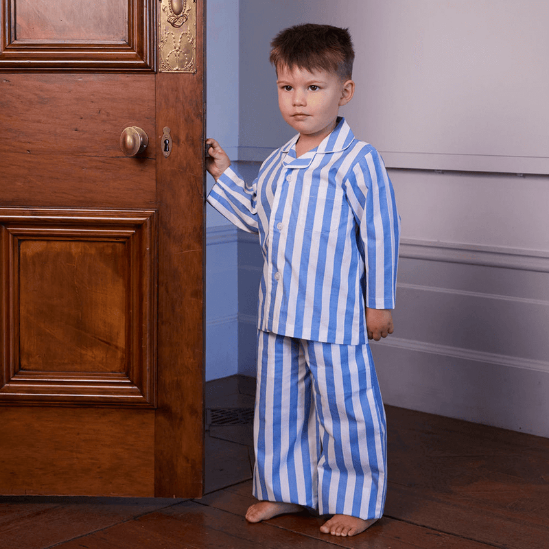 Piccolo Pyjama Long Set - Sky Blue