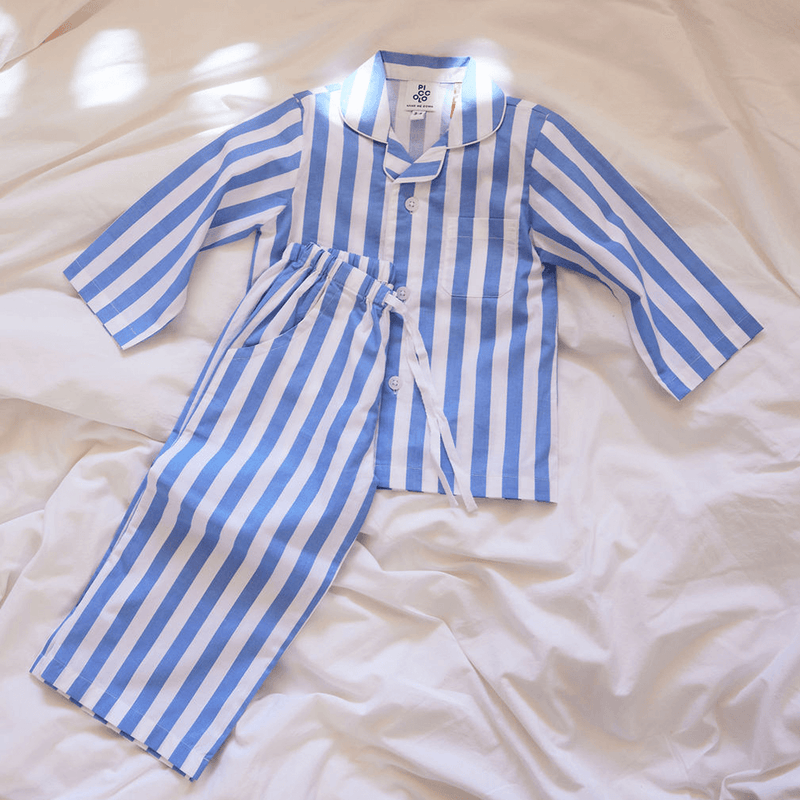 Piccolo Pyjama Long Set - Sky Blue