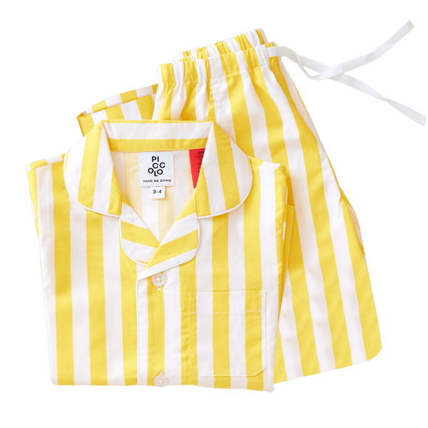 Piccolo Pyjama Long Set - Sunshine Yellow
