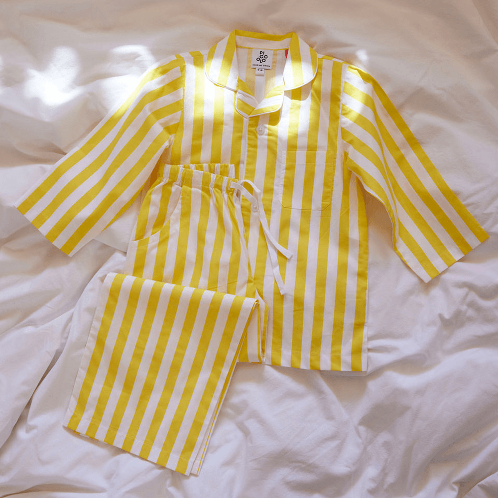 Piccolo Pyjama Long Set - Sunshine Yellow