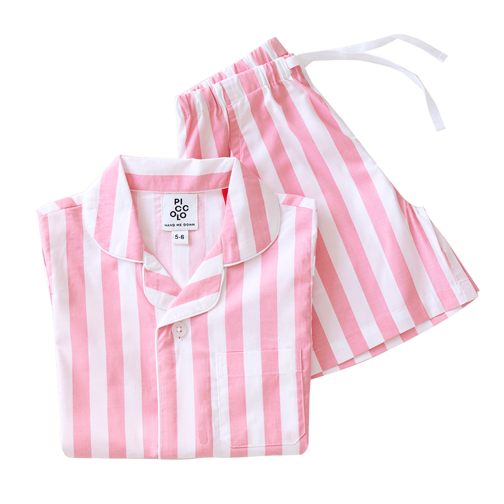 Piccolo Pyjama Short Set - Ballet Pink