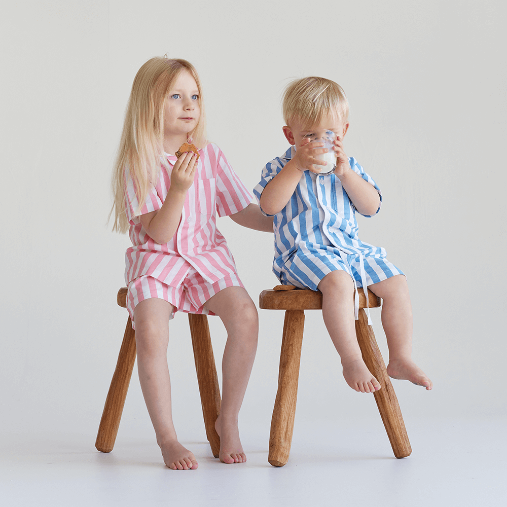 Piccolo Pyjama Short Set - Ballet Pink