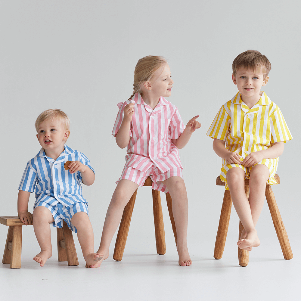 Piccolo Pyjama Short Set - Ballet Pink