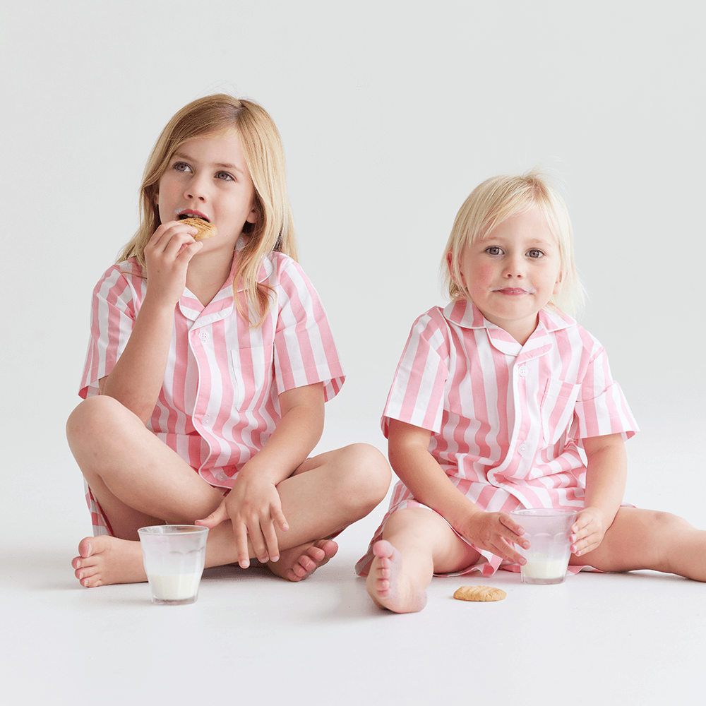 Piccolo Pyjama Short Set - Ballet Pink