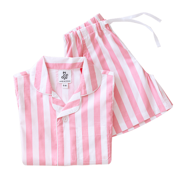 Piccolo Pyjama Short Set - Ballet Pink