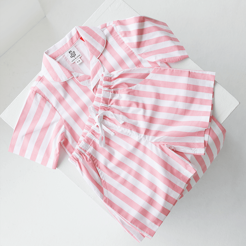 Piccolo Pyjama Short Set - Ballet Pink