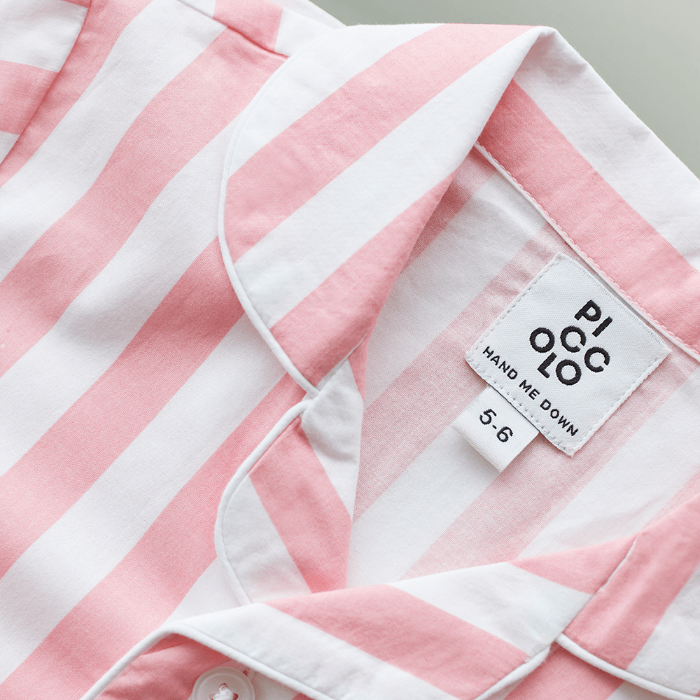 Piccolo Pyjama Short Set - Ballet Pink
