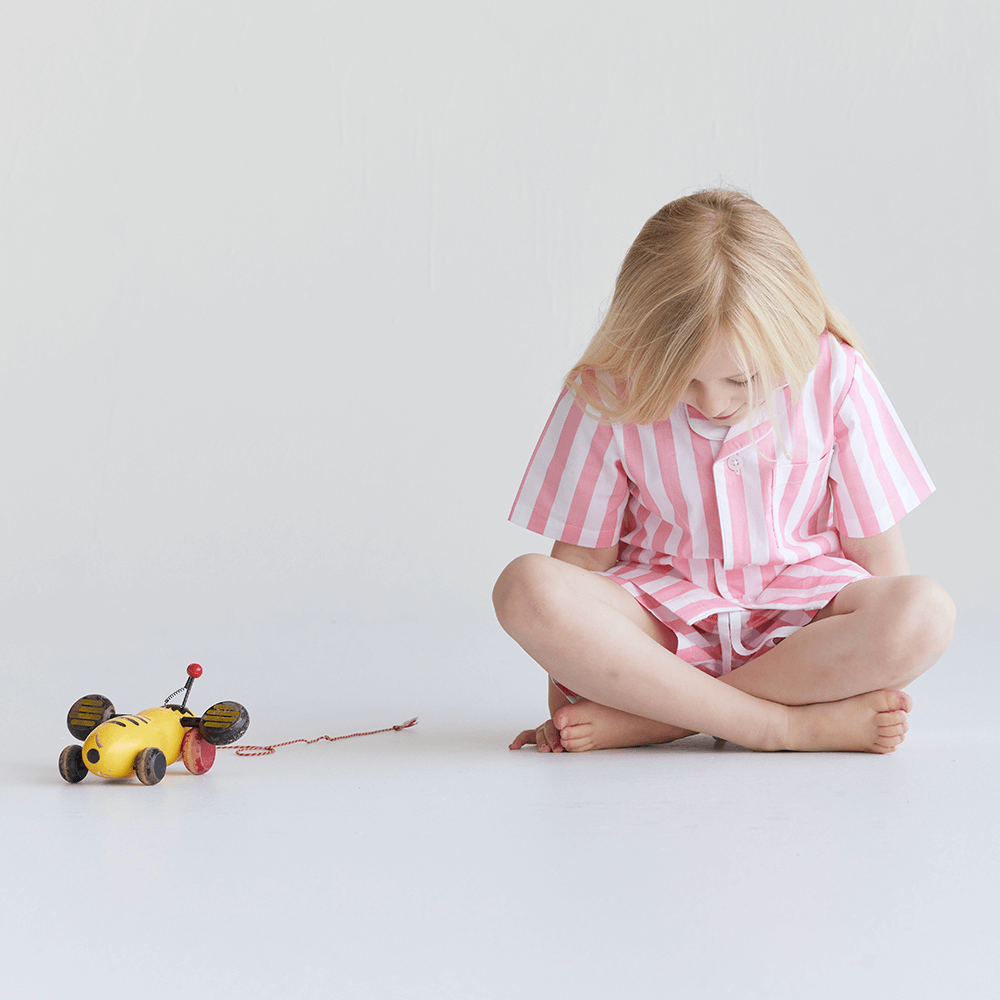 Piccolo Pyjama Short Set - Ballet Pink