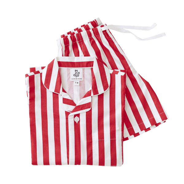 Piccolo Pyjama Short Set - Carnival Red
