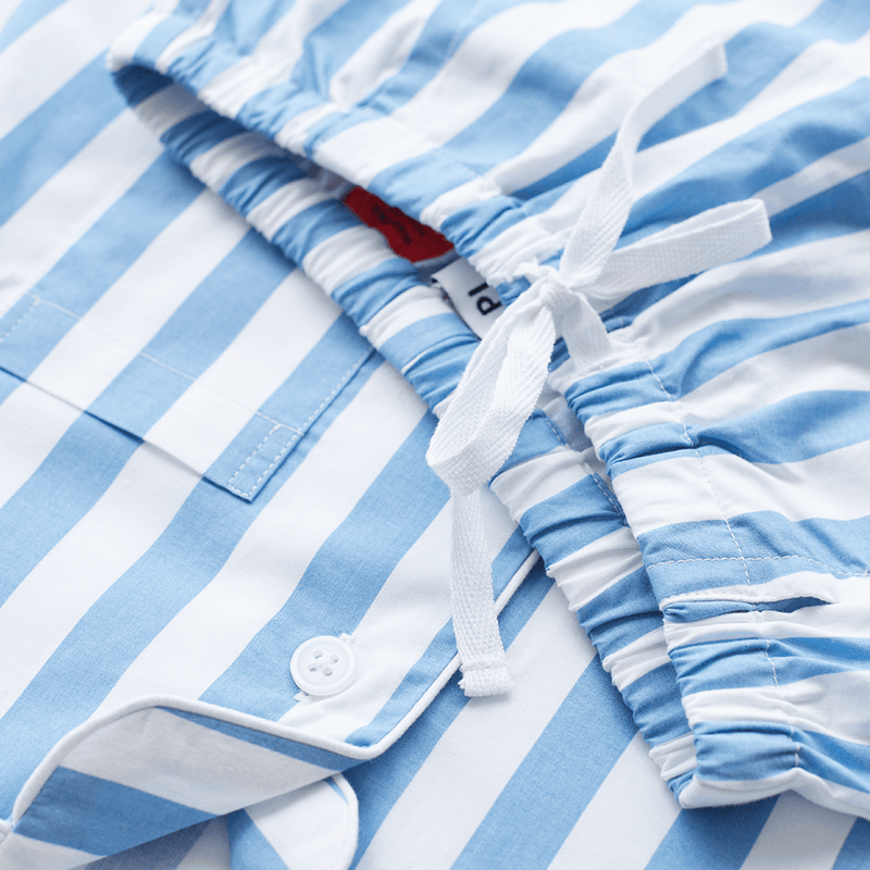 Piccolo Pyjama Short Set - Sky Blue
