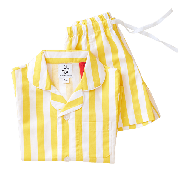 Piccolo Pyjama Short Set - Sunshine Yellow