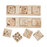 Q Toys Two Piece Wooden Math Frame