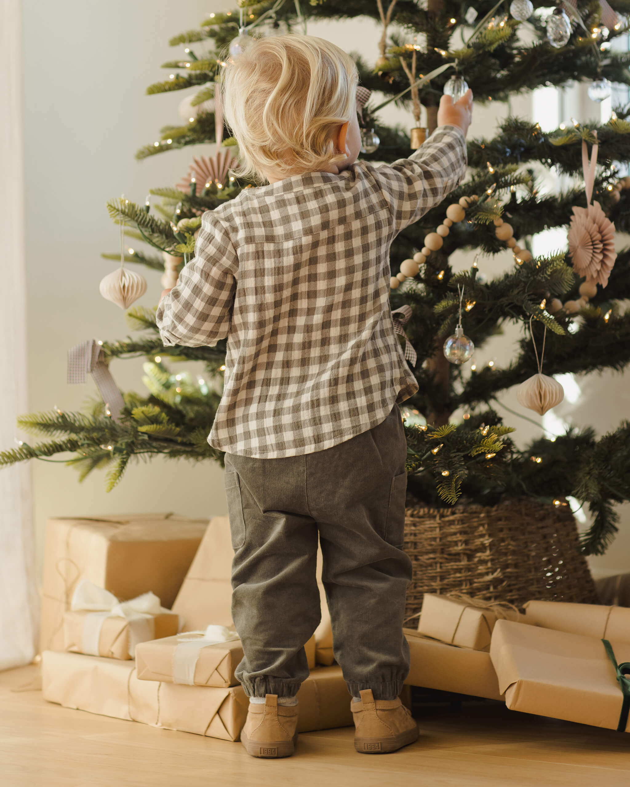 Quincy Mae Milo Shirt - Forest Check