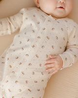 Quincy Mae Pointelle Long John - Holly Berry