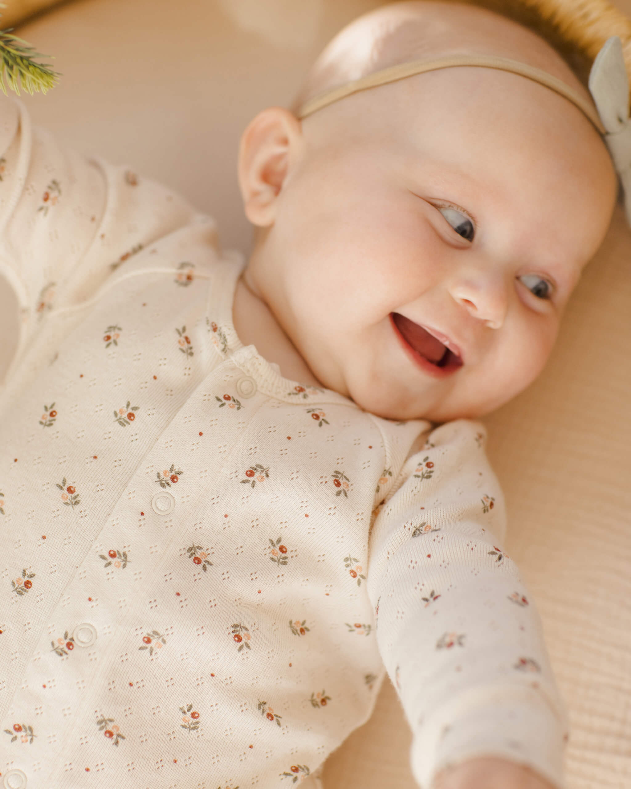 Quincy Mae Pointelle Long John - Holly Berry