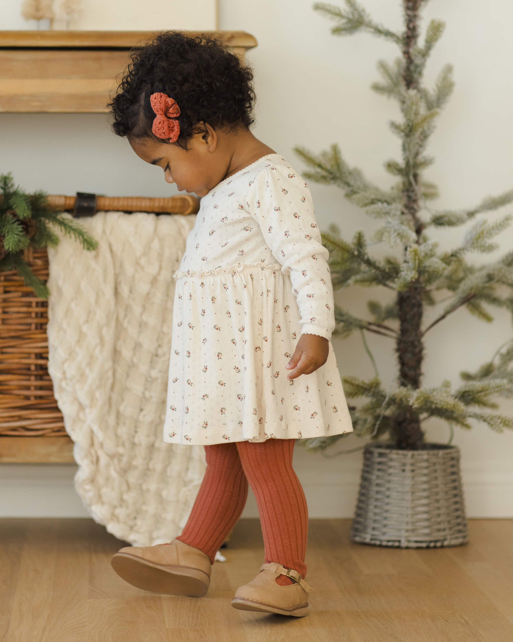 Quincy Mae Alda Dress - Holly Berry