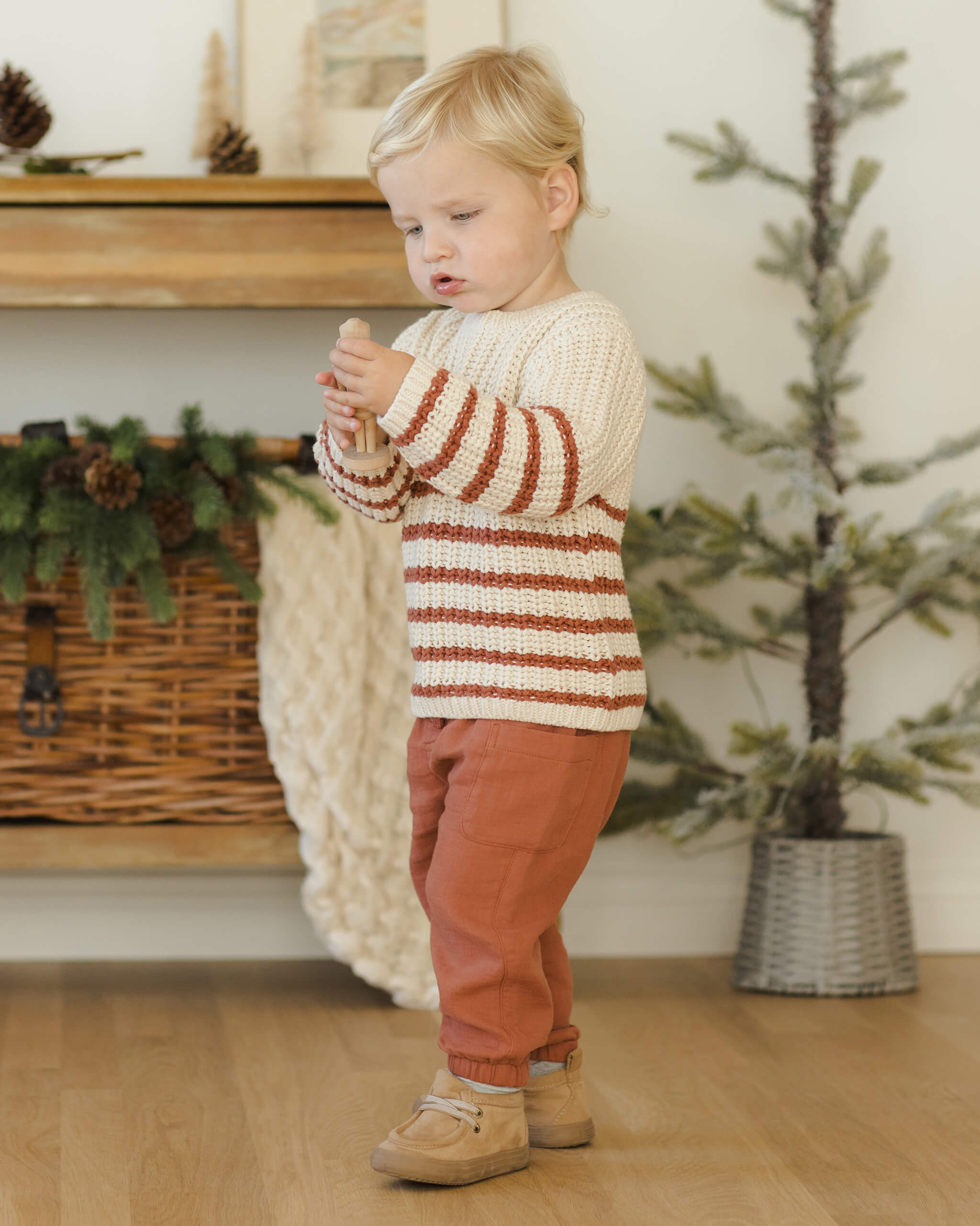 Quincy Mae Rex Sweater - Cranberry