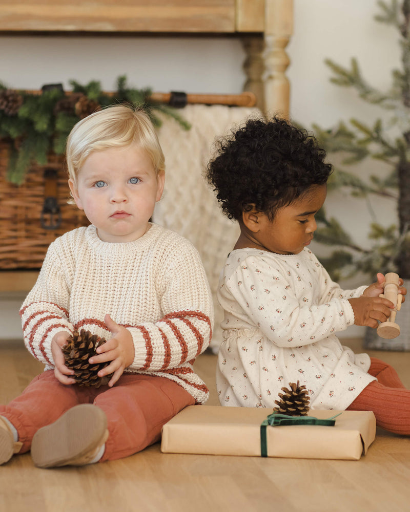 Quincy Mae Rex Sweater - Cranberry