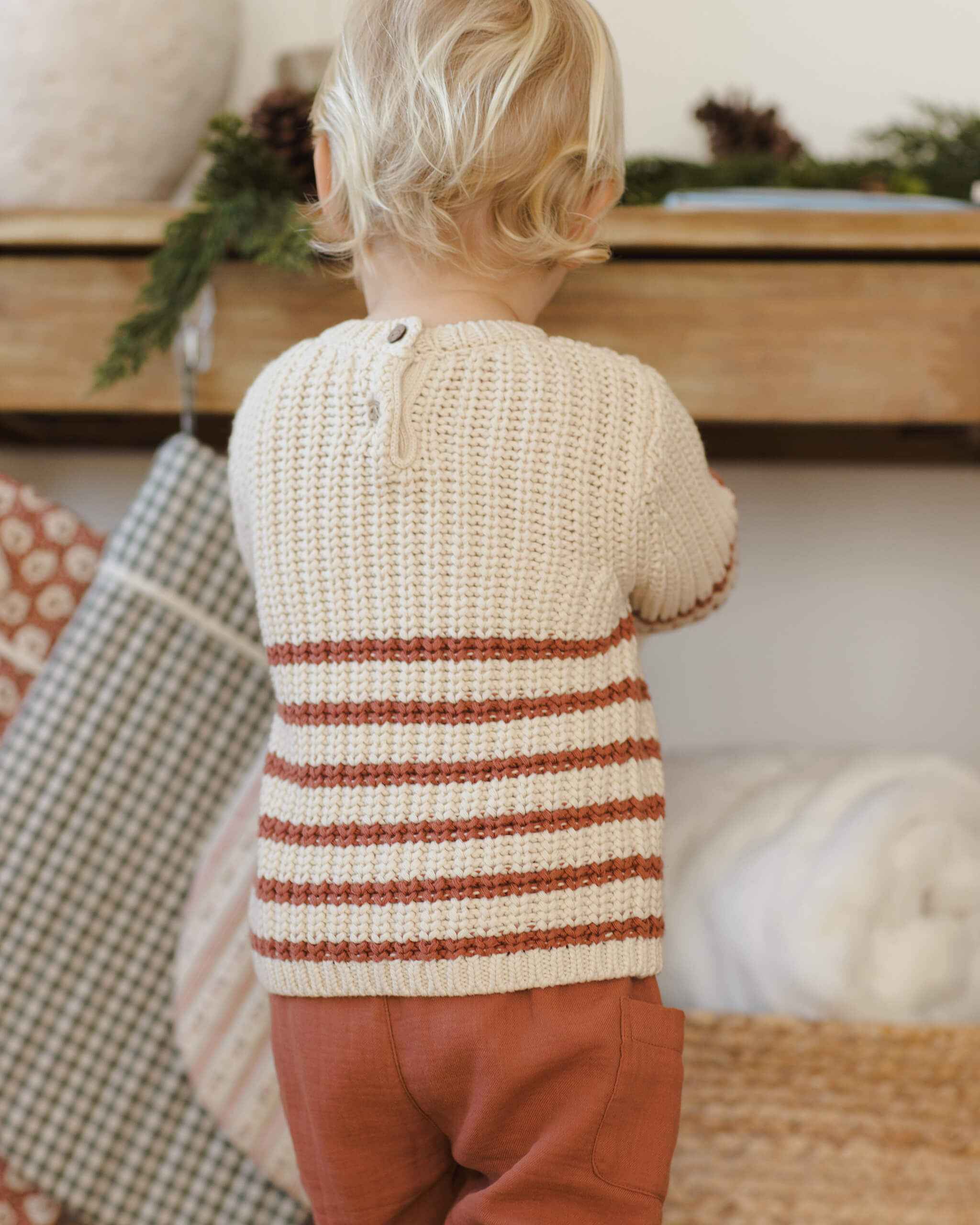 Quincy Mae Rex Sweater - Cranberry