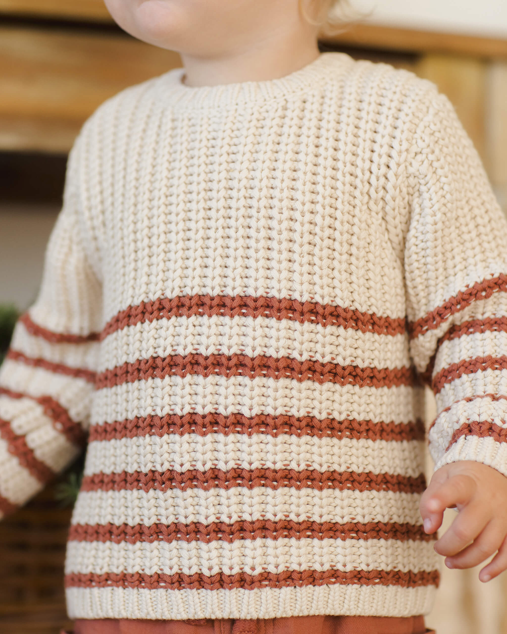 Quincy Mae Rex Sweater - Cranberry