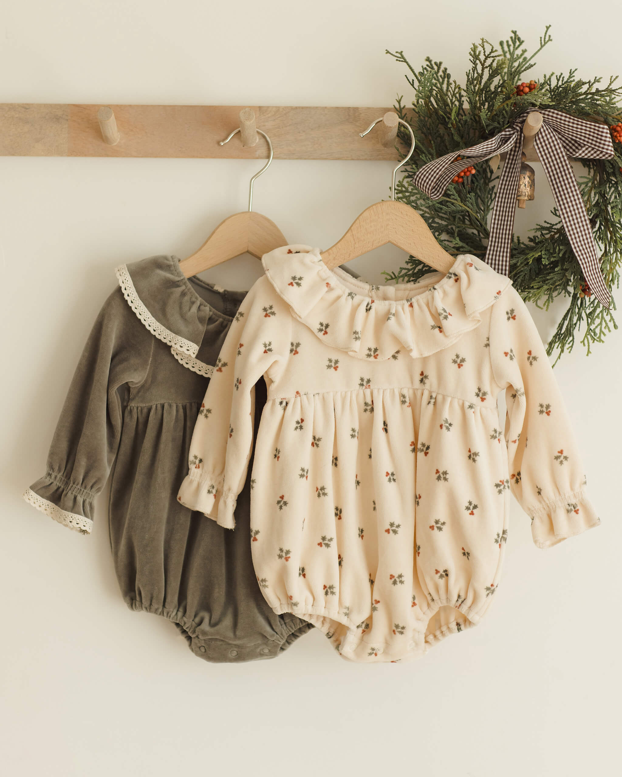 Quincy Mae Wendy Romper - Forest
