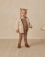 Quincy Mae Hooded Woven Jacket - Daylily