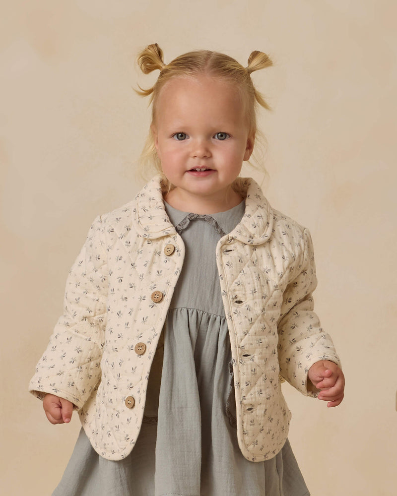 Quincy Mae Quilted Jacket - Bluebell