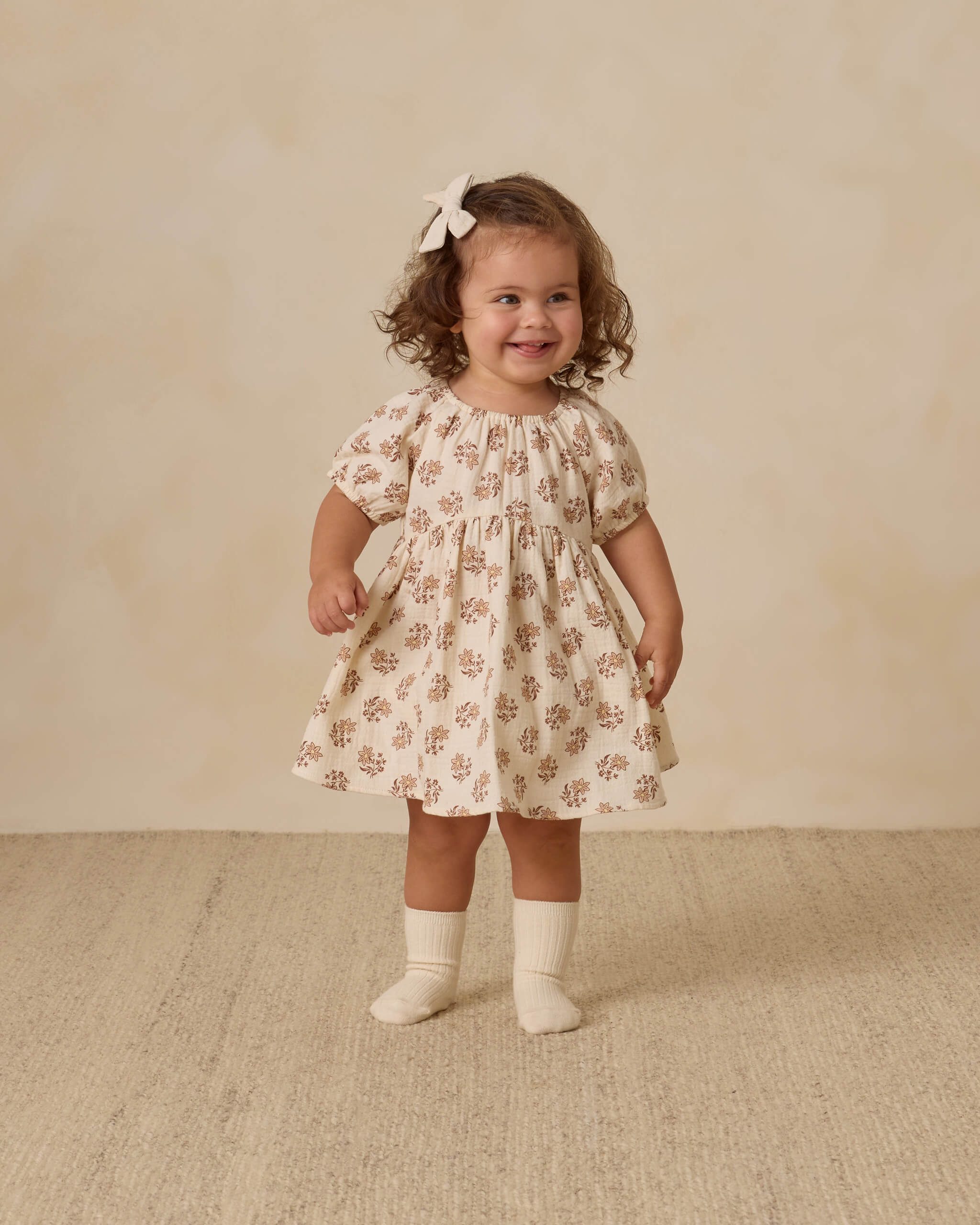 Quincy Mae Bella Dress - Daylily