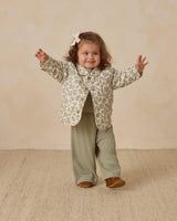 Quincy Mae Quilted Jacket - Green Floral