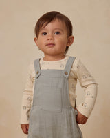 Quincy Mae Baby Overall - Steel Blue