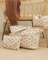 Quincy Mae Diaper Bag + Changing Pad Set - Daylily