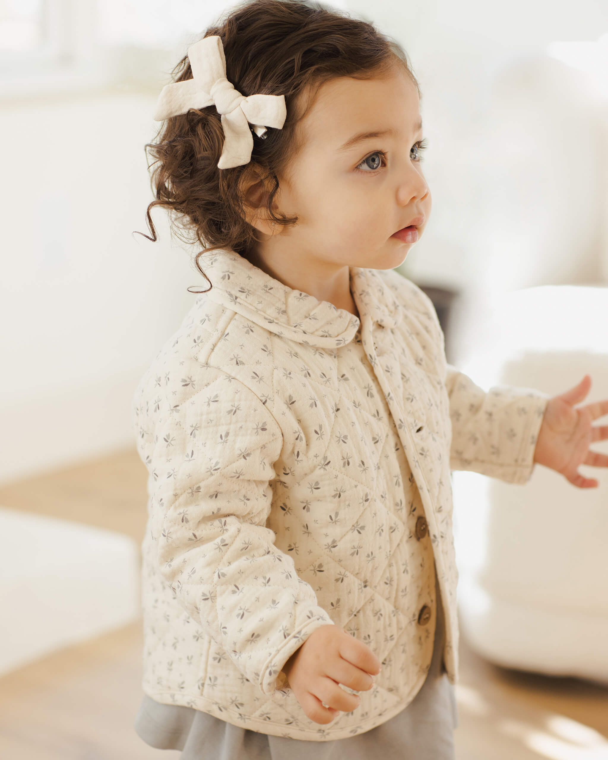 Quincy Mae Quilted Jacket - Bluebell