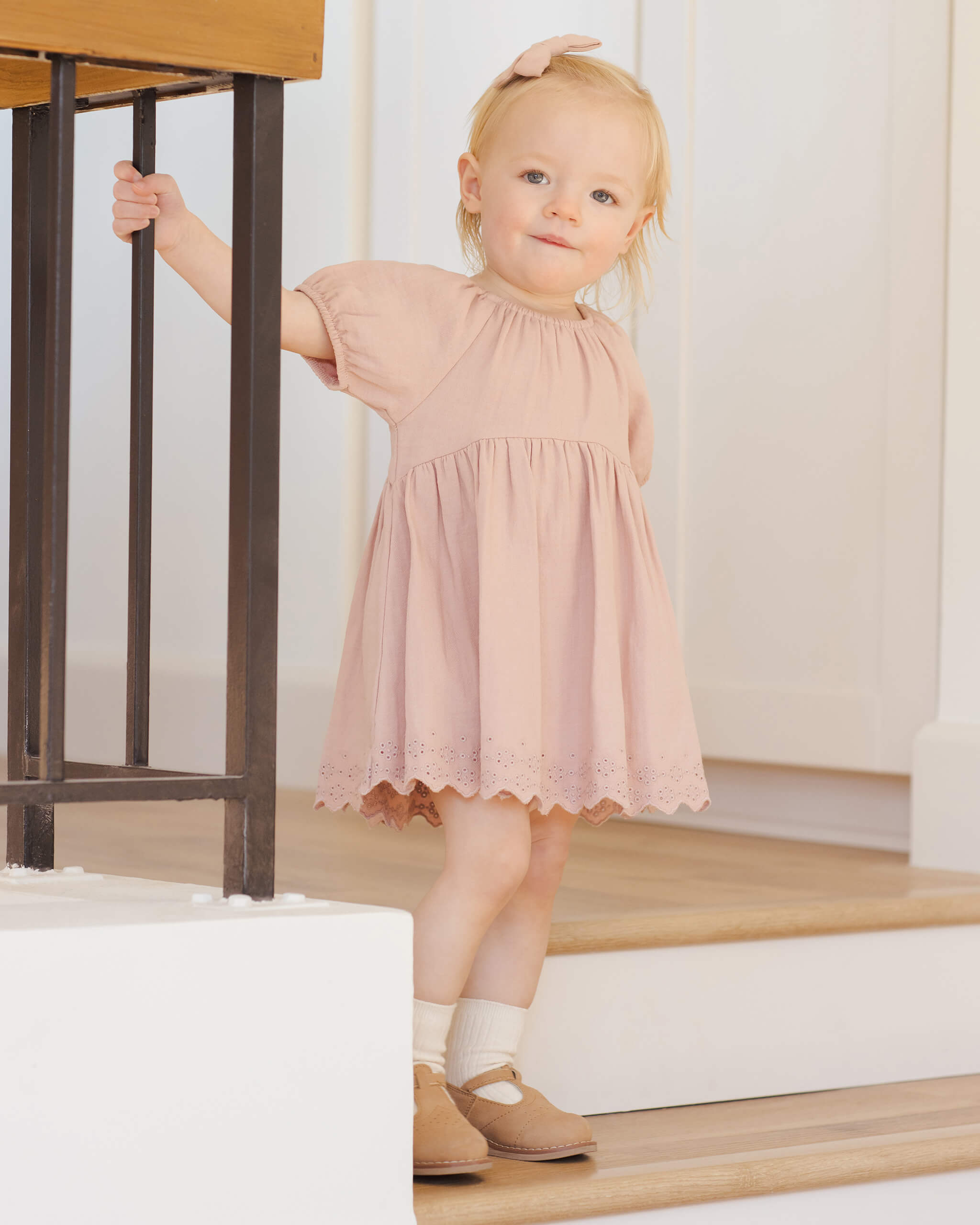 Quincy Mae Bella Dress - Rose