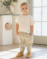 Quincy Mae Woven Boxy Top - Trees